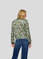 Rabe Jacket Khaki Leo Print