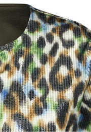 Rabe Jacket Khaki Leo Print