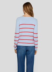 Rabe Knit Striped Jumper Blue