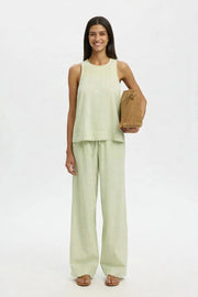 Selected Femme Luisa Linen Top Lint