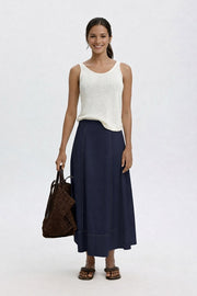 Selected Femme Delia Skirt Dark Sapphire