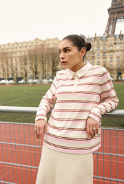Soya Concept Base 2 Striped Polo Shirt