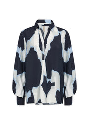 Soya Concept Gladis 1 Blouse Navy Print