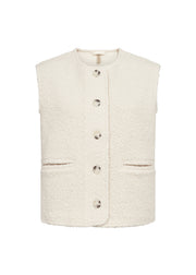 Soya Concept Shaima 10 Waistcoat Cream