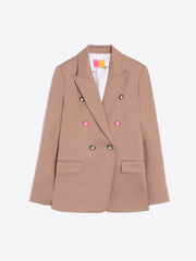 Vilagallo Ingrid Camel Stretch Jacket