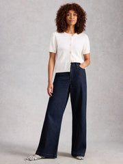 White Stuff Ayla Wide Leg Jean Dark Denim