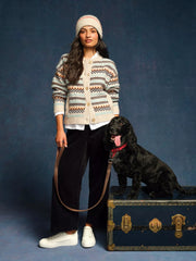 White Stuff Georgina Fairisle Cardigan Nat MLT