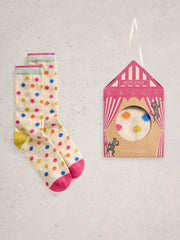 White Stuff Cosy Women's Socks Nat MLT