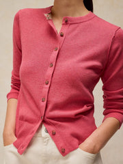 White Stuff Lois Cardi Mid Pink