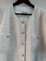 Dream Catcher Clara Boucle Jacket Off-white