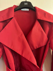 Moskada Elvira Taffeta Dress Claret Red