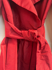 Moskada Elvira Taffeta Dress Claret Red
