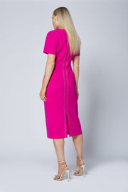 Caroline Kilkenny Riley Lipstick Pink Dress