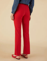 Emme Ravenna Red Flared Trousers