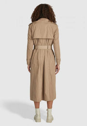 Marc Aurel Nougat Trench Coat