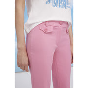 More & More Carnation Pink Shortened Pants