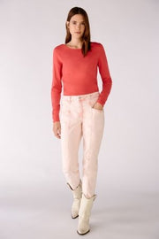 Oui Coral Red Jumper